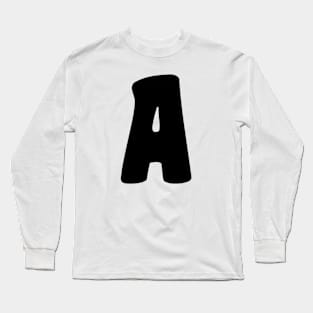 Letter A Long Sleeve T-Shirt